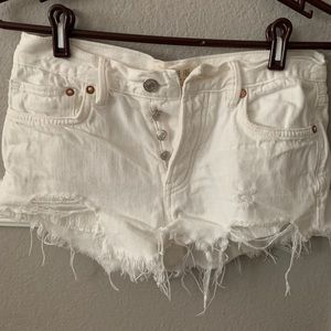 Free people distressed shorts